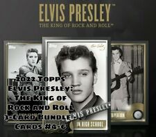 2022 Topps Elvis Presley: The King of Rock and Roll 3-Card Bundle #4-6 pre order picture