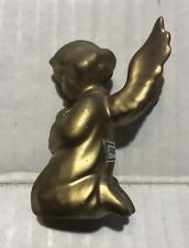 Vintage Sacrart Goebel W Germany Gold Colored Small Angel Figurine picture