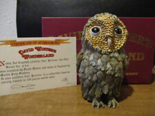 Harmony Kingdom Artist David Winter's Wonderland Pericles Owl UK Made DWWOW picture