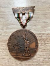 Vintage German WANDERTAG 1980 OLYMPIC Medal Medallion WANDERFREUNDE EDINGEN picture