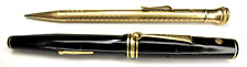 Vintage EARLY Wahl Eversharp Fountain Pen 14k Gold Nib & Mechanical Pencil picture