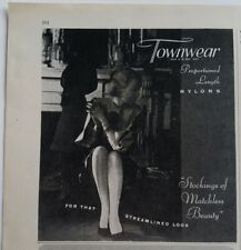 1946 women's Townwear proportioned length nylons Hosiery stockings legs ad picture