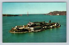 San Francisco CA- California, Alcatraz Island, Antique, Vintage Postcard picture