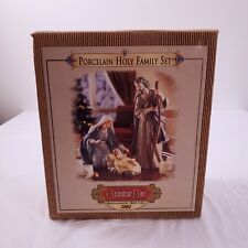 Grandeur Noel Porcelain Holy Family Nativity Set Collector's Edition 2002 picture