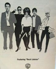 The B-52's Magazine AD Rock Lobster 1979 Vintage Artwork New Wave Rock Music  picture