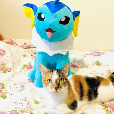 22in GIANT New Pokémon Pocket Monster Eevee Vaporeon Water Plush Doll Toy picture