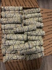 Shasta Sage Smudge Sticks Wands 4” Wholesale Bulk, 100 Pack for Cleansing picture