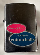 1960’s Johnson & Johnson Cosmetic Cotton Balls Idealine Made in Japan Lighter picture