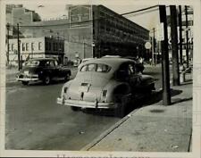 1950 Press Photo Illegal parking on St. Clair at East 9th Streets, Cleveland picture