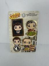 Funko Pin Set SEINFELD 4 Pack All Characters Jerry, Elaine, George, Kramer picture