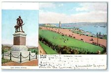 1904 The Dark Statue, Plymouth The Hoe 