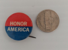 Rare Vintage John F. Kennedy pinback 'Honor America' 1960 picture