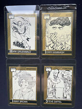 Sergio Aragones Drawn Marvel Card - Steve Saffel #25 Signed - Marvel & Groo Lot picture