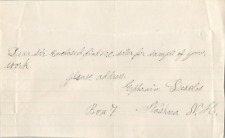 Handwritten Letter Ephraim Desdos Nashua NH new hampshire 1885 Paper Ephemera picture