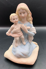 Vintage George Good Kneeling Madonna Mother with Baby Porcelain Figurine 6