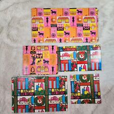 Vintage Christmas Mervyn's Department Store Holiday Gift Boxes 1970's Mod Gogo picture
