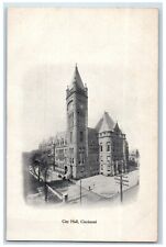 c1905 City Hall Cincinnati Building Commercial Tribune Souvenir Vintage Postcard picture