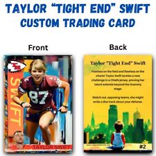 Taylor Swift Chiefs Rookie Custom Card - Exclusive Art Trading Card #2 picture