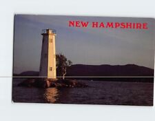 Postcard Loon Island Light, Lake Sunapee, New Hampshire picture