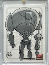 2009 TOPPS STAR WARS GALAXY SERIES 5 SKETCH CARD- RYAN HUNGERFORD picture