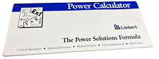 The Power Solutions Formula Calculator Slide Ruler Liebert Pre-owned picture