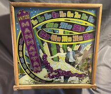 Vintage MANHATTAN New York Theme Pinball Top Reverse Paint Graphic Display 1948 picture