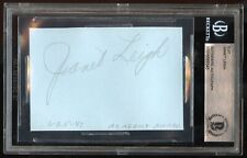 Janet Leigh d2004 signed autograph auto 2x3 cut Singer & Actress in Psycho BAS picture