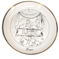 Salvador Dali 1980 Decorative Plates Set Of 7, Bidasoa Spain, Limited Edition  picture