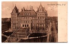 1908 Albany New York Capitol Building NY Birdseye Street View Posted  Postcard picture