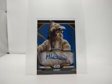 Star Wars Logray Autograph /99 A-ME. Mike Edmonds  picture