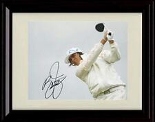 16x20 Framed Rickie Fowler Autograph Replica Print - Eyeing the Ball picture