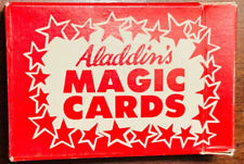 MAGIC CARDS ALADDIN’S CIRCUS FUN SHOP CHICAGO VTG TRICK PLAYING SLEIGHT OF HAND picture