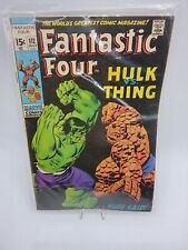Fantastic Four #112 Vol. 1 (1961) 1971 Marvel Comics  Appearance Hulk Vs. Thing  picture