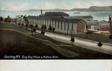 Sing Sing Prison & Hudson River, Ossining, N.Y., Very Early Postcard, Unused picture