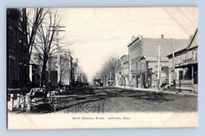 1906. JEFFERSON, OHIO. NORTH CHESTNUT STREET. POSTCARD EE17 picture