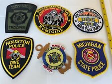 Police ,LawEnforcement collectors Patch Set all Special Units 6 pieces full size picture