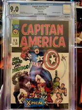 Captain America #100 CGC 9.0 White Italian Edition Foreign Key Jack Kirby picture