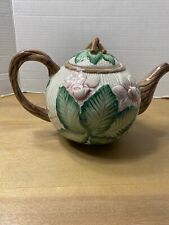 Fitz Floyd Floral 1995 Teapot 6 Cup 1995 VFC TWIG Handle picture