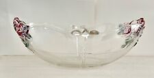 Vintage Mikasa Dusty Rose Glass Serving Bowl ** picture