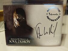 2005 Spike The Complete Story Steven W. Bailey A8 Autograph Card *Soul Demon* NM picture