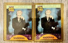 ERROR, 1991 Pro Set MusiCards Superstars MADONNA Preview Promo #5 Plus Others. picture