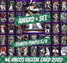 2020 Topps Colorful 20 Willie Mays Award + Set (1+45) Tribute S/2 Purple Digital picture