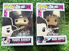 Blink 182 Funko Pop Lot: Mark Hoppus #83 & Travis Barker #84 - NEW Read picture
