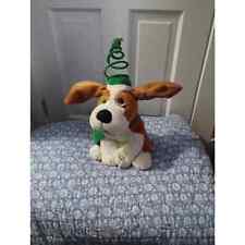 KIDS OF AMERICA Animated Plush Singing Christmas Puppy Dog Works picture