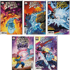 SILVER SURFER: BLACK #1,2,3,4,5 RON LIM VARIANT COVER SET ~ Marvel Comics picture
