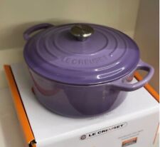 Le Creuset 4.2 liter/24cm round cast iron Dutch oven  purple picture