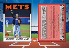 1986 Style JERRY SEINFELD First Pitch Custom New York Mets Baseball Card picture