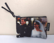 Royal Wedding Prince Harry & Meghan Markle Coin Small Purse London Cloth picture