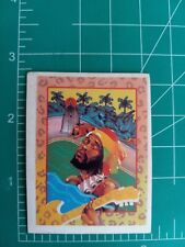 1984 HOBBY NEW MUSIC CARD POP STAR STICKER Brazil PETER TOSH picture