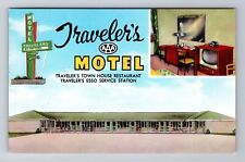 Corning AR-Arkansas, Travelers Motel Advertising, Antique Vintage Postcard picture